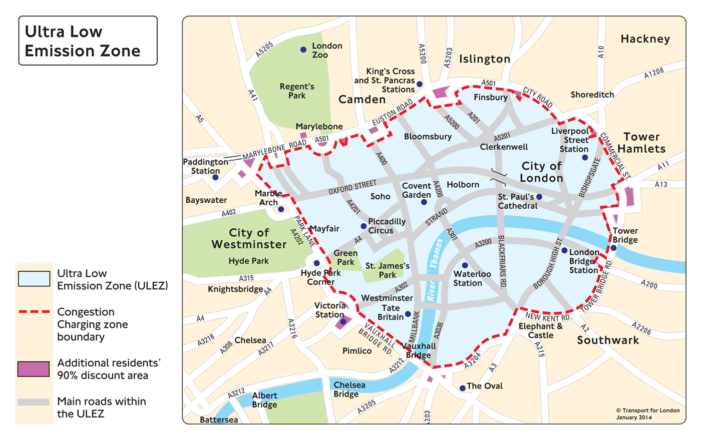 ULEZ Map